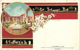 T2/T3 1898 Pompei, Domus Vettiorum. J. Chiurazzi & Fils Art Nouveau, Floral, Litho - Other & Unclassified