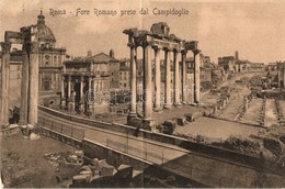 T4 Rome, Roma; Foro Romano Preso Dal Campidoglio (fa) - Other & Unclassified