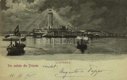 T2/T3 1898 Trieste, Trieszt, Trst; Lanterna / Lighthouse, Boats (EK) - Otros & Sin Clasificación