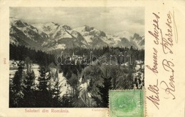 T2/T3 Sinaia, Castelul Peles / Castle In Winter. TCV Card - Sonstige & Ohne Zuordnung