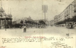 T2/T3 1905 Santander, Calle De Calderon / Street, Tram (EK) - Sonstige & Ohne Zuordnung
