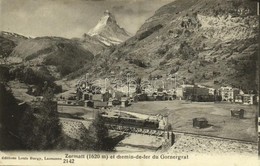 ** T2 Zermatt, Chemin-de-fer Du Gornergrat / General View, Railway, Train, Mountain - Sonstige & Ohne Zuordnung