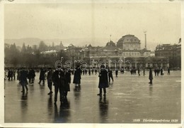 T2/T3 1929 Zürich, Zürichseegefrörne / Frozen Lake (14,7 Cm X 10,2 Cm) (EK) - Sonstige & Ohne Zuordnung