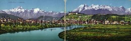 T2/T3 Ljubljana, Laibach. Folding Panoramacard - Sonstige & Ohne Zuordnung