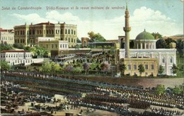 * T1/T2 1919 Constantinople, Istanbul, Stamboul; Yildiz-Kiosque Et La Revue Militaire De Vendredi / Palace, Mosque, Mili - Otros & Sin Clasificación
