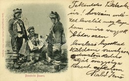 T2/T3 1898 Bosnische Bauern / Bosnian Folklore, Peasants. Ignaz Königsberger's Nachf. Albert Thier (EK) - Sin Clasificación