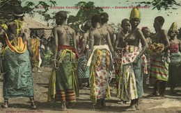 ** T2/T3 Afrique Occidentale, Dahomey, Jeunes Féticheuses / Indigenous Women, Nude, Folklore From Benin (fl) - Ohne Zuordnung