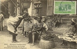 T1/T2 Afrique Occidentale, Marchandes De Colas Et Autres Denrées Indigenes / Merchants, Indigenous Women, Senegalese Fol - Sin Clasificación