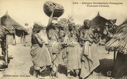 ** T1 Afrique Occidentale Francaise, Femmes Céreres / Indigenous Women, Nude, Senegalese Folklore - Unclassified