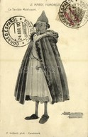 T1/T2 1910 Le Maroc Humoriste, Le Terrible Mokhazeni / Moroccan Soldier, Caricature, Folklore. TCV Card S: R. Tugot - Ohne Zuordnung