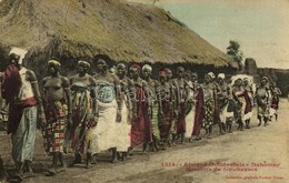 T2/T3 1911 Dahomey, Monome De Féticheuses / Indigenous Women, Folklore From Benin (fl) - Unclassified