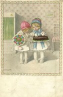 T2/T3 Children Art Postcard. M. M. Nr. 1269.  S: Pauli Ebner (EK) - Ohne Zuordnung