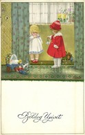 * T4 Boldog Újévet! / Children New Year's Art Postcard. M. M. Nr. 878.  S: Pauli Ebner (EM) - Unclassified