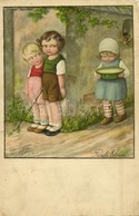 T3 Children Art Postcard. AR. No. 2471.  S: Pauli Ebner (EB) - Unclassified