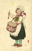 * T2 1930 Girl With Drum, O.G.Z.-L. 206/1152. - Unclassified