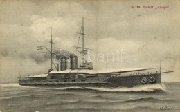 ** T2/T3 SM Schiff 'Zrínyi' / SMS Zrínyi Az Osztrák-Magyar Haditengerészet Radetzky-osztályú Pre-dreadnought Csatahajója - Ohne Zuordnung