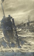 T2 Deutsche Untersee- Und Torpedoboote Auf Vorposten. Kaiserliche Marine / German Imperial Navy Art Postcard, Submarine  - Unclassified