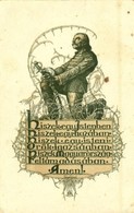 ** T2/T3 Magyar Hiszekegy. Turistaság és Alpinizmus Kiadása / Hungarian Irredenta Art Postcard S: Hampel-Scharf  (EK) - Unclassified