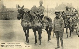 ** T2/T3 Voiture De Guerre De L'Armée Indienne / Indian Army, War Cart, WWI Military (small Tear) - Unclassified