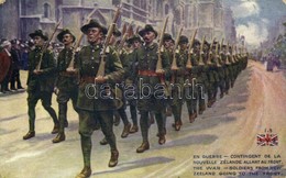 ** T2/T3 En Guerre, Contingent De La Nouvelle Zélande Allant Au Front / The War, Soldiers From New Zealand Going To The  - Sin Clasificación