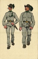 ** T2/T3 Magyar Kakastollas Csendőrök / Hungarian Gendarmes In Cock-feathered Hats  (EK) - Ohne Zuordnung