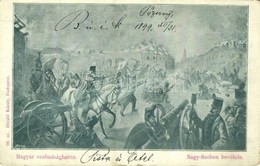 T2/T3 1899 Magyar Szabadságharc. Nagy-Szeben Bevétele. Divald Károly 68. Sz. / Hungarian Revolution Of 1848 (EK) - Unclassified