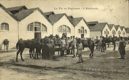 * T2 1915 La Vie Au Régiment, L'Abreuvoir / Cavalry Regiment, Horse Watering - Unclassified