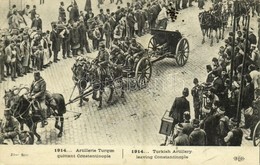 * T2 1915 Artillerie Turque Quittant Constantinople / WWI, Turkish Artillery Leaving Constantinople - Unclassified