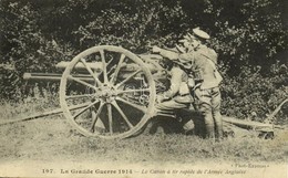 * T2/T3 1915 La Grande Guerre, Le Canon A Tir Rapide De L'Armée Anglaise / WWI British Military, Artillery, Rapid Fire ( - Sin Clasificación