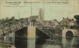 ** T2 La Guerre 1914-1915, Beaumont-sur-Oise, Pont Détruit Par Le Génie Francais / WWI, Destroyed French Bridge - Unclassified