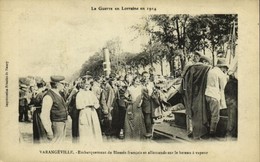 ** T2 La Guerre En Lorraine En 1914, Varangéville, Embarquement De Blessés Francais Et Allemands Sur Le Bateau A Vapeur  - Unclassified