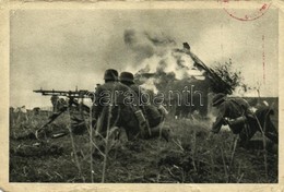 T3 1942 Kampf Im Osten. Frühjahrsschlacht Um Charkow. Bekämpfung Einer Feindlichen Höhenstellung Mit MG /  WWII Wehrmach - Unclassified