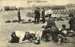 ** T2/T3 Biwak, Sachen Reinigen / WWI German Military, Cleaning Equipments At The Camp (EK) - Unclassified