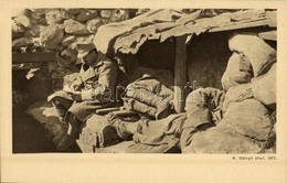 ** T2 Lövészárok A Mte. S. Michelen. R. Balogh Phot. 1917. / Schützengraben. Isonzofonds Feldpost 515. Serie I. / WWI K. - Ohne Zuordnung