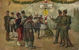 T2 1915 Deutschland, Deutschland über Alles - Täglich Gesangsübung / WWI German Military Porpaganda Art Postcard S: Toni - Ohne Zuordnung