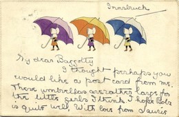 T2/T3 Ladies With Umbrellas (fa) - Unclassified