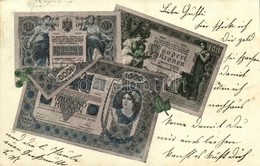 T2/T3 1905 Tausend, Hundert Und Fünfzig Kronen / German Crown Banknotes (fl) - Ohne Zuordnung