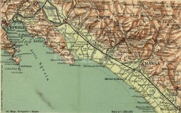 ** T1 Coastal Area Of The Provinces Of La Spezia And Massa-Carrara (Italy), Scale Of 1 : 250000 - Sin Clasificación