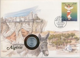 Algéria 1974. 5c, Felbélyegzett Borítékban, Bélyegzéssel, Német Nyelvű Leírással T:1 
Algeria 1974. 5 Centimes In Envelo - Unclassified