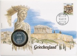 Görögország 1982. 20D, Felbélyegzett Borítékban, Bélyegzéssel, Német Nyelvű Leírással T:1 
Greece 1982. 20 Drachmai In E - Unclassified