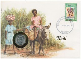 Haiti 1975. 10c, Felbélyegzett Borítékban, Bélyegzéssel, Német Nyelvű Leírással T:1 
Haiti 1975. 10 Centimes In Envelope - Ohne Zuordnung