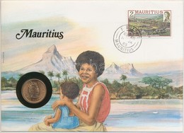 Mauritius 1975. 2c, Felbélyegzett Borítékban, Bélyegzéssel, Német Nyelvű Leírással T:1 Patina
Mauritius 1975. 2 Cents In - Unclassified