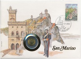 San Marino 1983. 500L Felbélyegzett Borítékban, Bélyegzéssel, Német Nyelvű Leírással T:1 
San Marino 1983. 500 Lire In E - Ohne Zuordnung