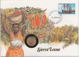 Sierra Leone 1964. 1/2c, Felbélyegzett Borítékban, Bélyegzéssel, Német Nyelvű Leírással T:2
Sierra Leone 1964. 1/2 Cent  - Unclassified