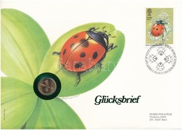 Svájc 1986. 1r Br 'Glücksbrief' Felbélyegzett Borítékban T:1
Switzerland 1986. 1 Rappen Br 'Glücksbrief' In Envelope Wit - Ohne Zuordnung