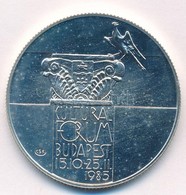 1985. 500Ft Ag 'Kulturális Fórum Budapest 1985' Kapszulában T:1 Kis Patina Adamo EM89 - Unclassified