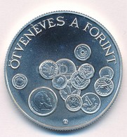 1996. 2000Ft Ag 'Ötvenéves A Forint' T:BU Adamo EM144 - Unclassified