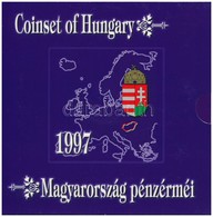 1997. 50f-200Ft (10xklf) Forgalmi Sor, Benne 200Ft Ag 'Deák', Karton Díszcsomagolásban T:BU Adamo FO30 - Unclassified