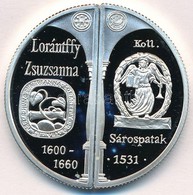 2000. 2000Ft Ag 'Lórántffy Zsuzsanna / Sárospatak' (2xklf) T:PP Fo.
Hungary 2000. 2000 Forint Ag 'Zsuzsanna Lórántffy /  - Sin Clasificación