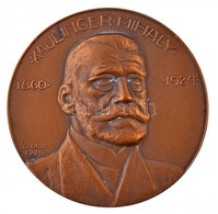 Sződy Szilárd (1878-1939) 1925. 'Kájlinger Mihály 1860-1924' Br Plakett (60mm) T:1-,2 Kis Ph.
HP 5590. - Unclassified